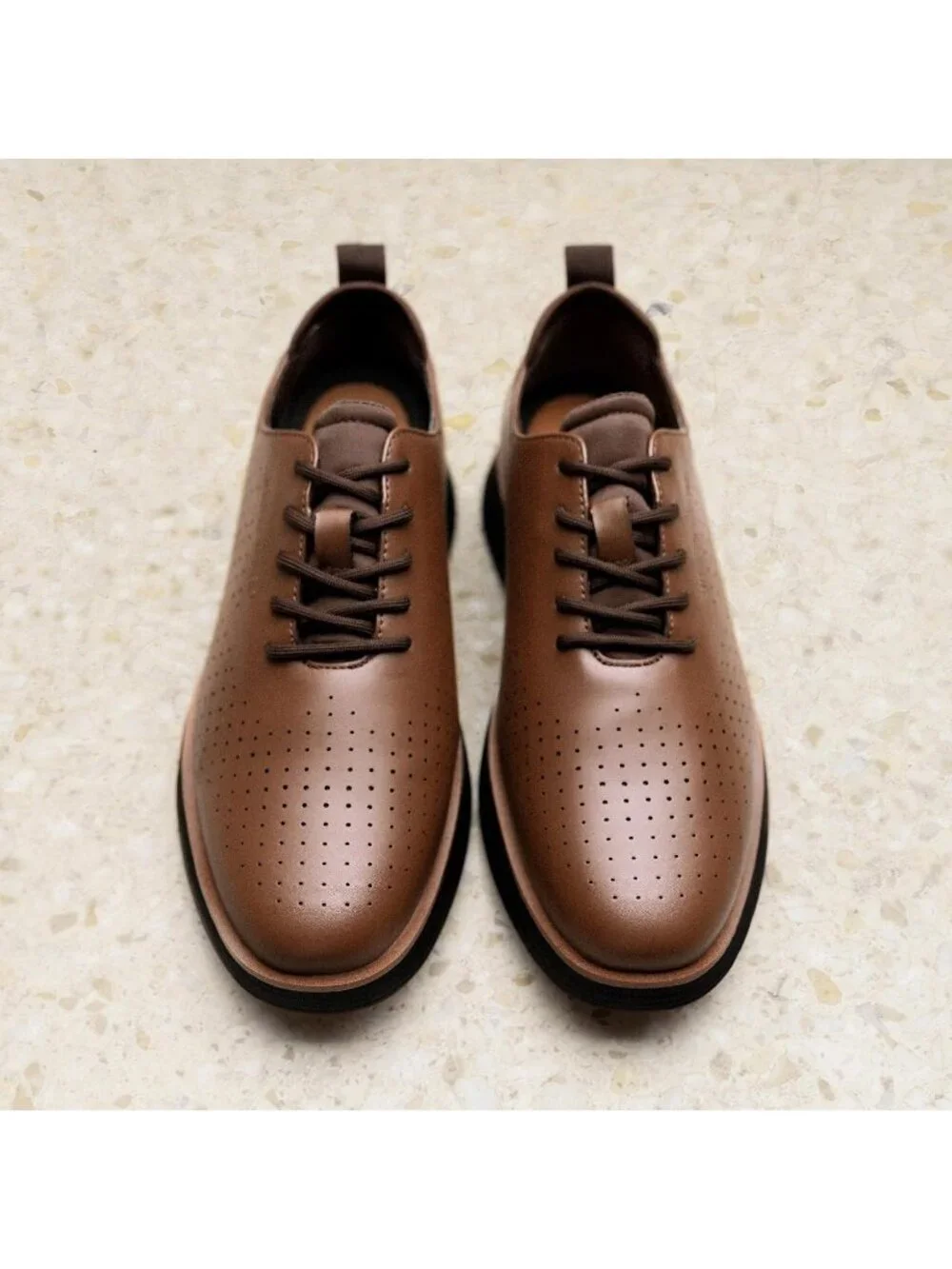 Bruno Marc Men's Brown Polyurethane Classic Casual Vibrant Fashion Sneaker